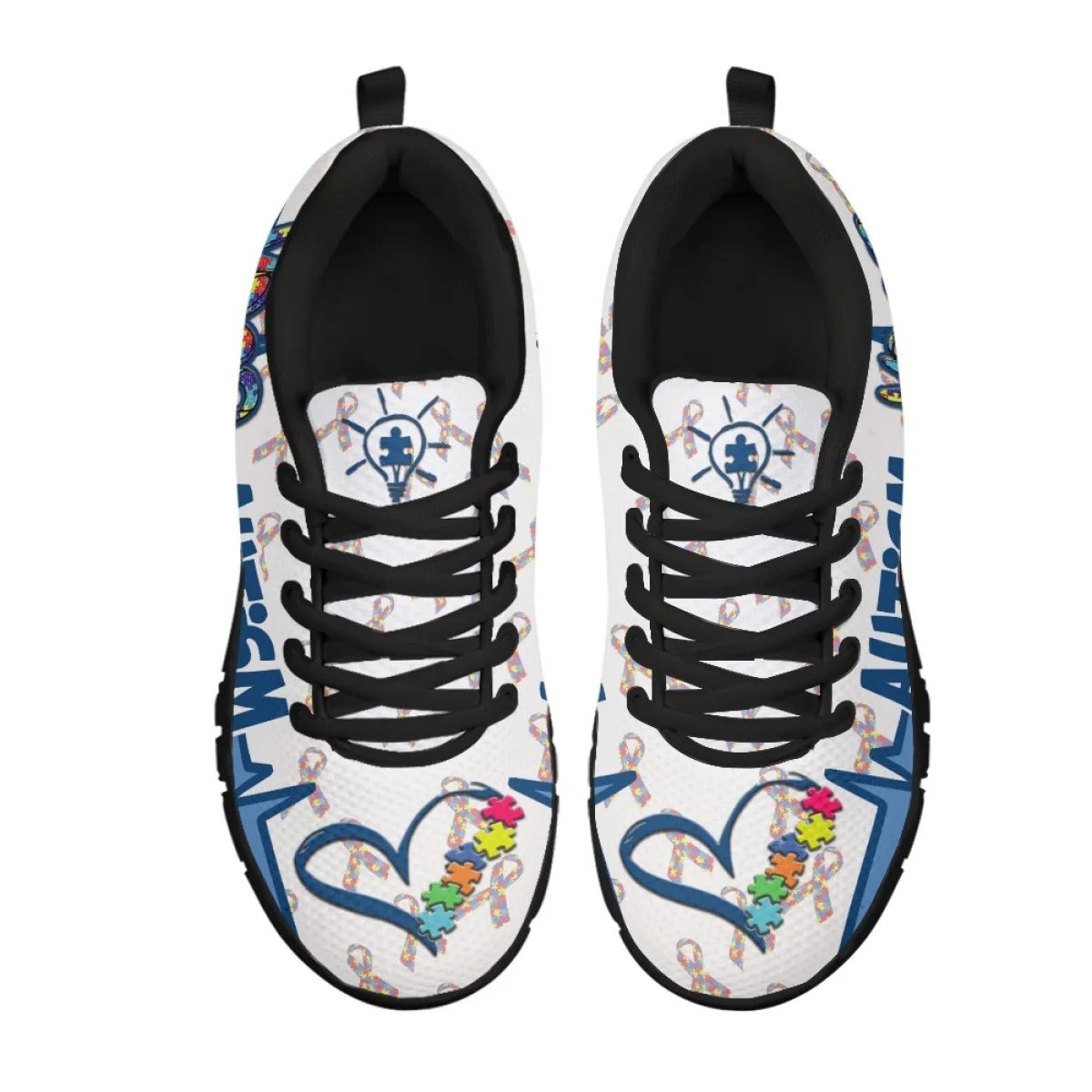 Autism Awareness Fitness Sneakers Shoes