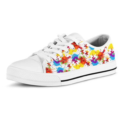 Rainbow Puzzle Autism Awareness Mom Shoes Sneakers