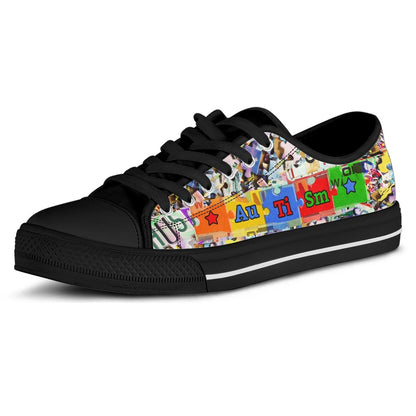 Autism Awareness Low Top Shoes Sneakers