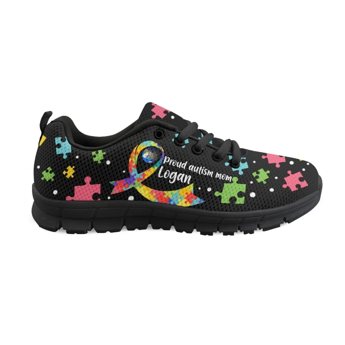 Personalize Pround Autism Mom Autism Awareness Fitness Sneakers Shoes