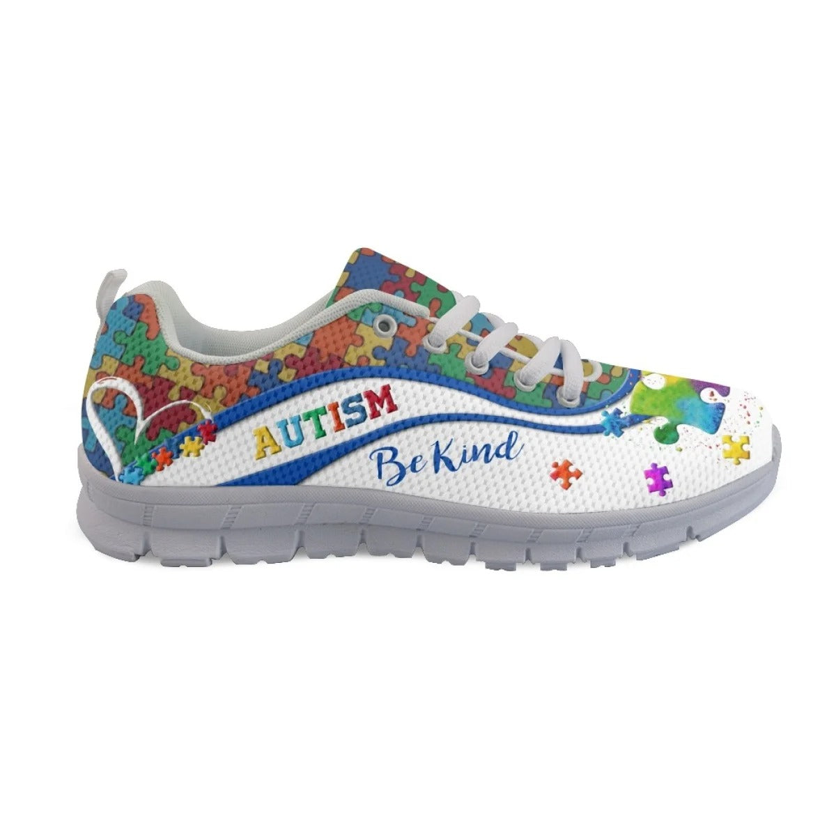 Be Kind Autism Awareness Fitness Sneakers Shoes