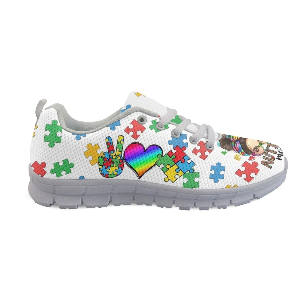 Autism Mom Awareness Fitness Sneakers Shoes