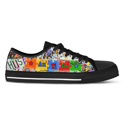 Autism Awareness Low Top Shoes Sneakers