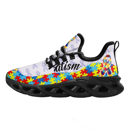 Autism Awareness Ribbon Max Soul Shoes Clunky Sneakers