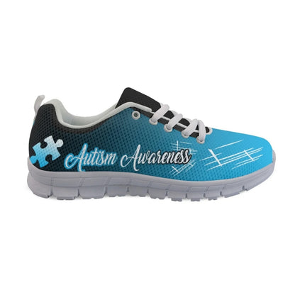 Autism Awareness Fitness Sneakers Shoes