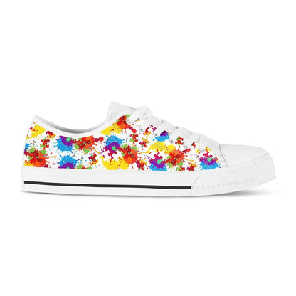 Rainbow Puzzle Autism Awareness Mom Shoes Sneakers