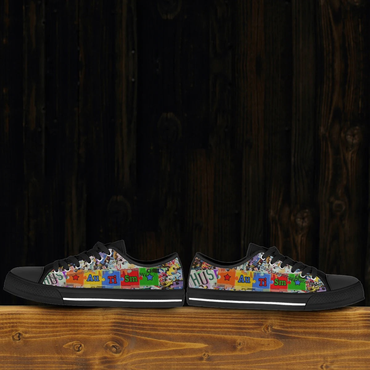 Autism Awareness Low Top Shoes Sneakers