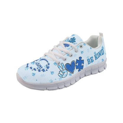 Be Kind Autism Awareness Fitness Sneakers Shoes