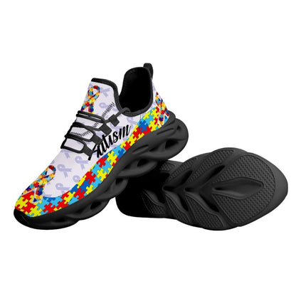 Autism Awareness Ribbon Max Soul Shoes Clunky Sneakers