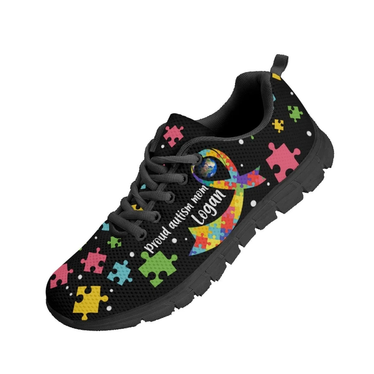 Personalize Pround Autism Mom Autism Awareness Fitness Sneakers Shoes