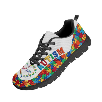 Autism Awareness Fitness Sneakers Shoes