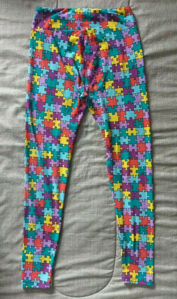 Puzzle Piece Autism Awareness Leggings