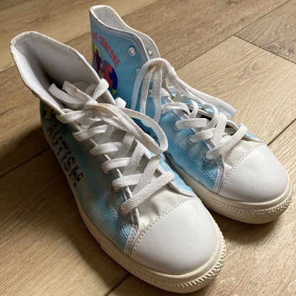 I Love Someone With Autism High Top Shoes Sneakers