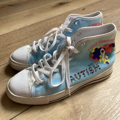 I Love Someone With Autism High Top Shoes Sneakers