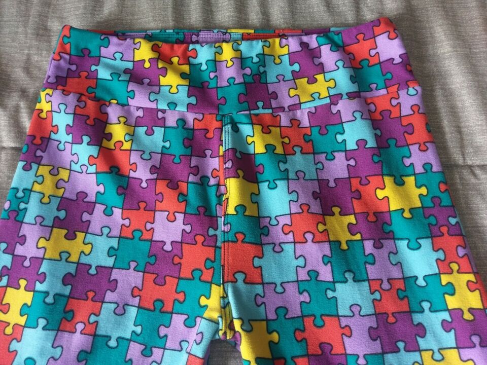 Puzzle Piece Autism Awareness Leggings