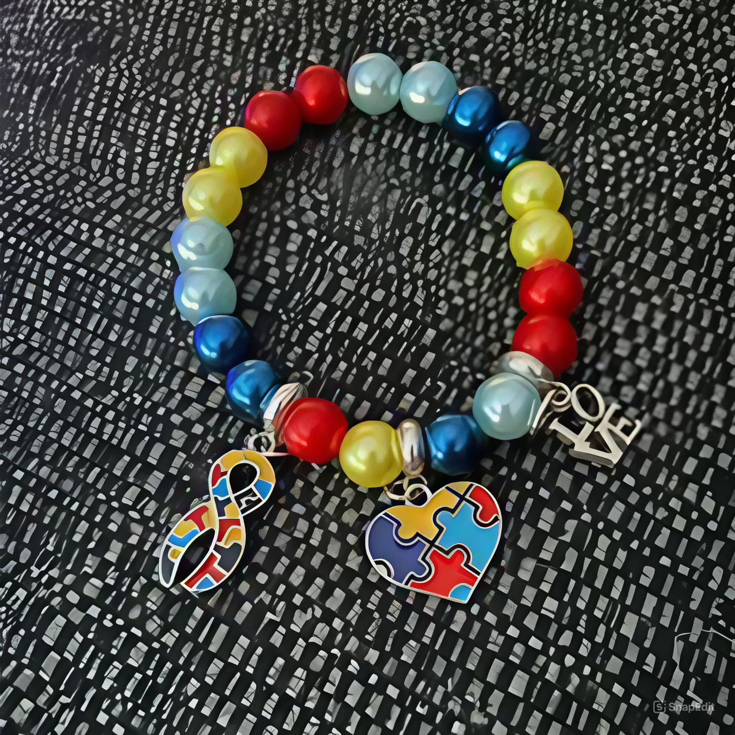 Autism Bracelet Autism Mom Open Cuff Autism Puzzle Piece Gift Autistic Encouragement Gift Autism Awareness Jewelry