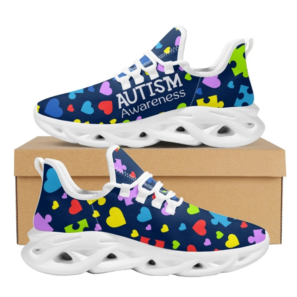 Autism Awareness Max Soul Shoes Clunky Sneakers