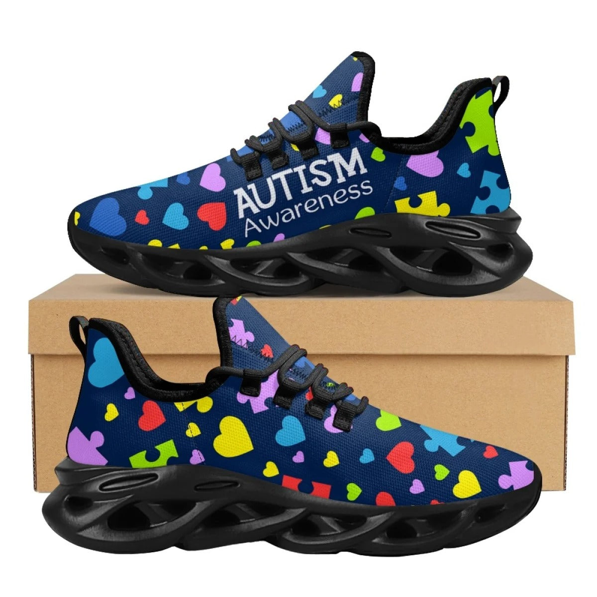 Autism Awareness Max Soul Shoes Clunky Sneakers