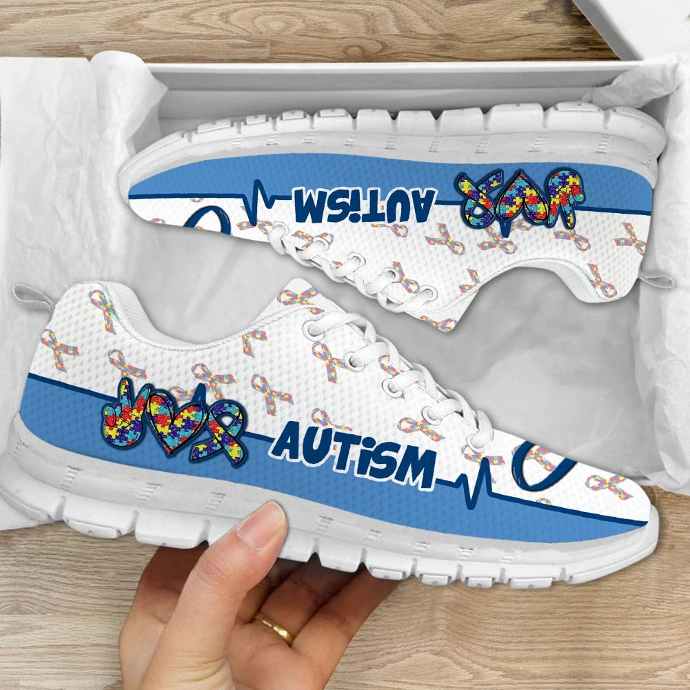 Autism Awareness Fitness Sneakers Shoes