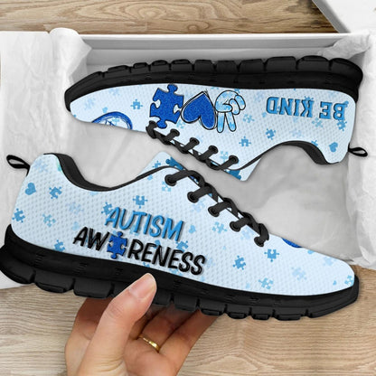 Be Kind Autism Awareness Fitness Sneakers Shoes