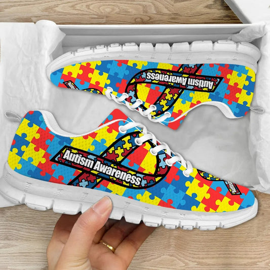 Autism Awareness Fitness Sneakers Shoes