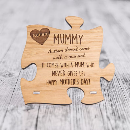 Personalized Autism Mothers Day Plaque Sign Gift Present For Mum Mummy Autistic Child Quote