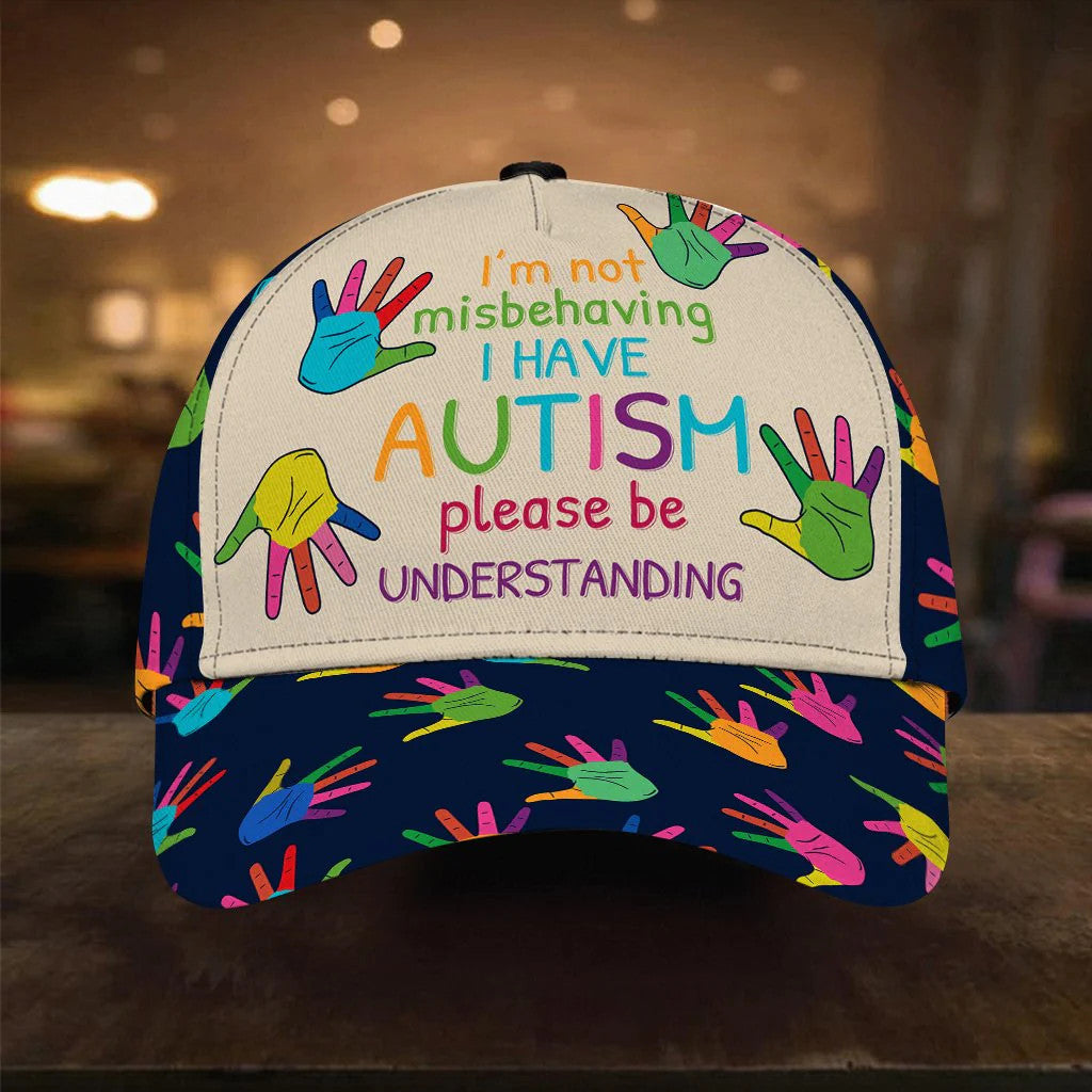 Autistic Cap Please Be Understanding Autism Awareness Cap – AutismTrendy