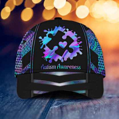 Puzzle Autism Awareness Cap