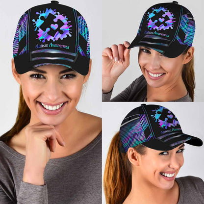 Puzzle Autism Awareness Cap