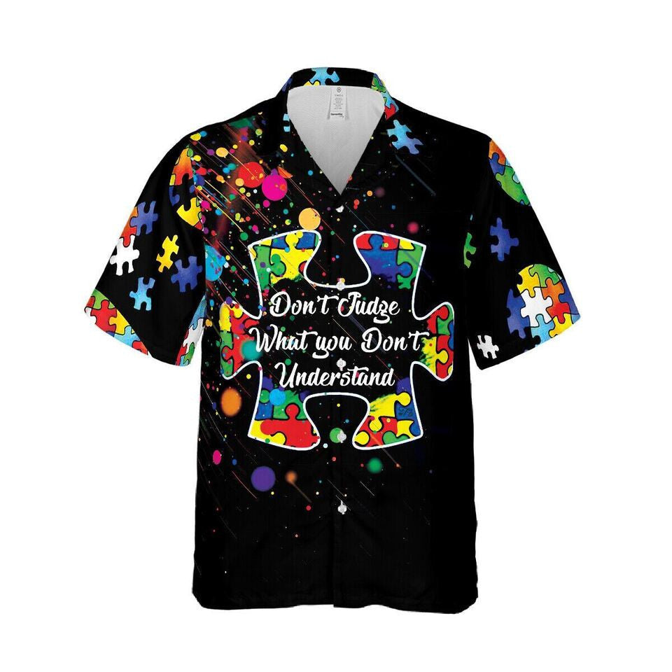 Autism Awareness Shirt Aloha Shirt You'll Never Walk Alone Autism Hawaiian Shirt