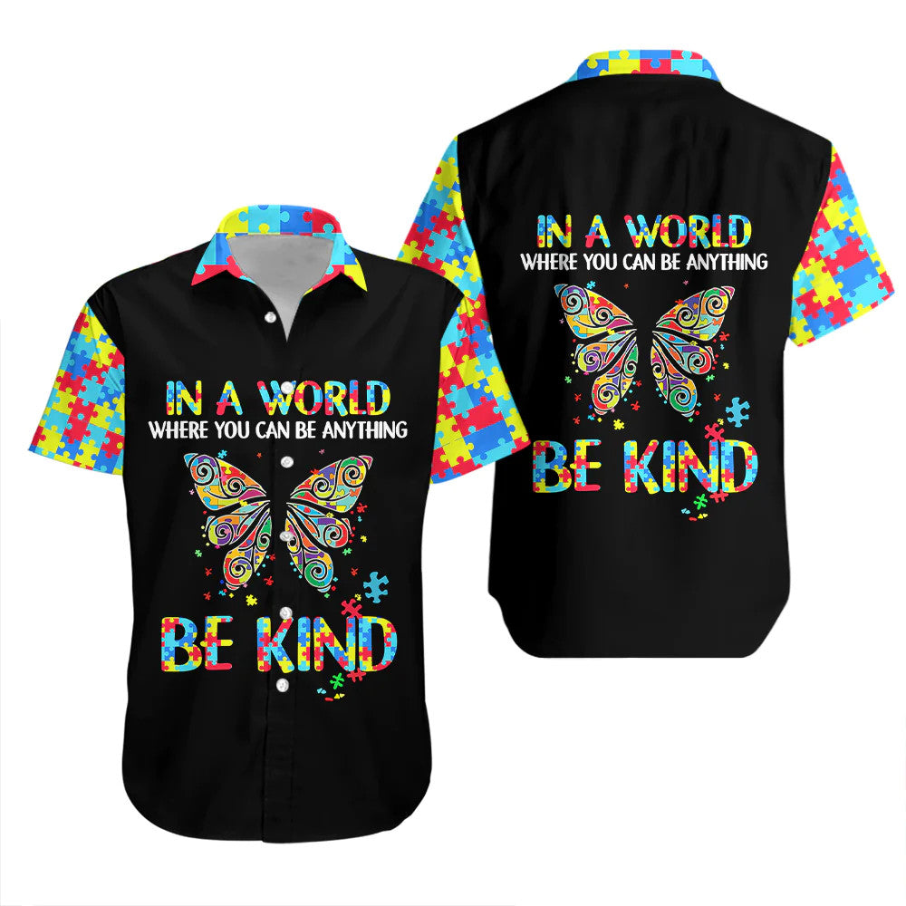 Autism Awareness Kindness Island Aloha Hawaiian Shirt