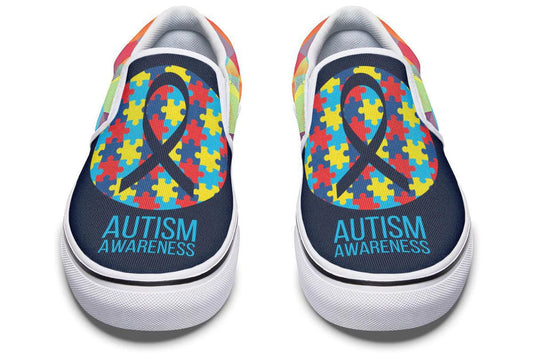 Colorful Autism Slip-on Shoes