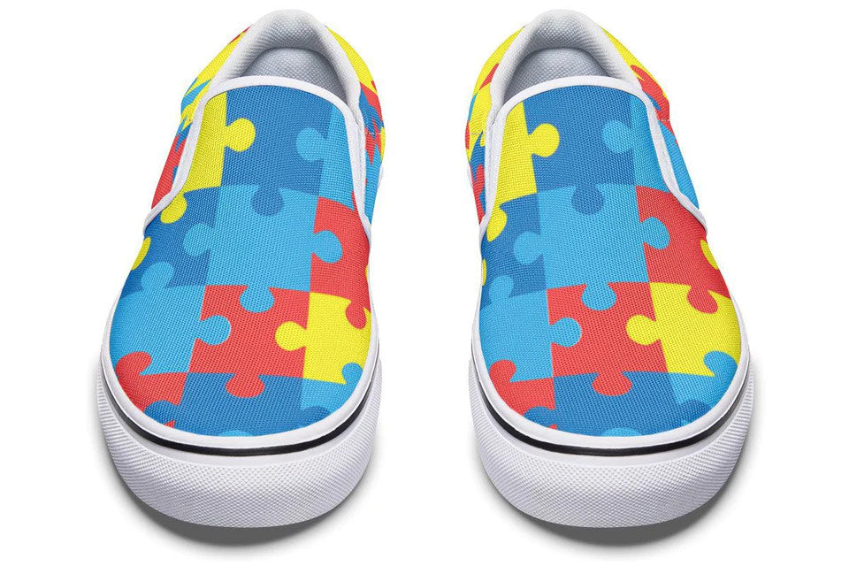 Autism Awareness Slip-on Shoes