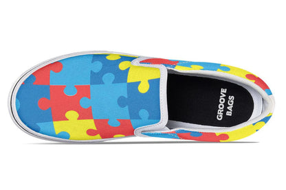 Autism Awareness Slip-on Shoes