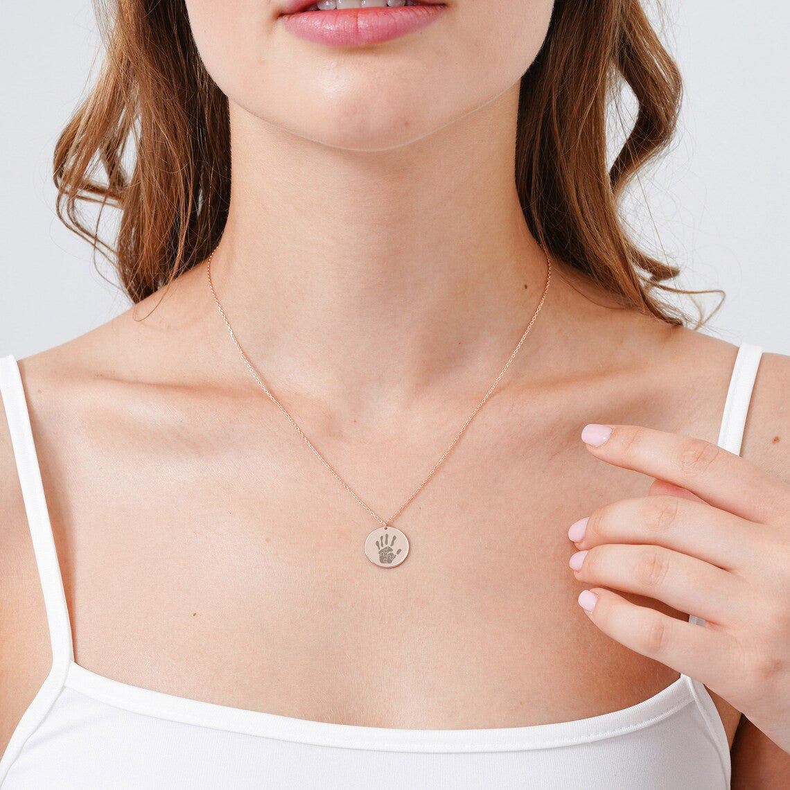 Raise A Hand for Autism Necklace 14K Solid Gold Necklace Autism Support Jewelry Stainless Steel Puzzle Pieces Necklace Autism Awareness Gift