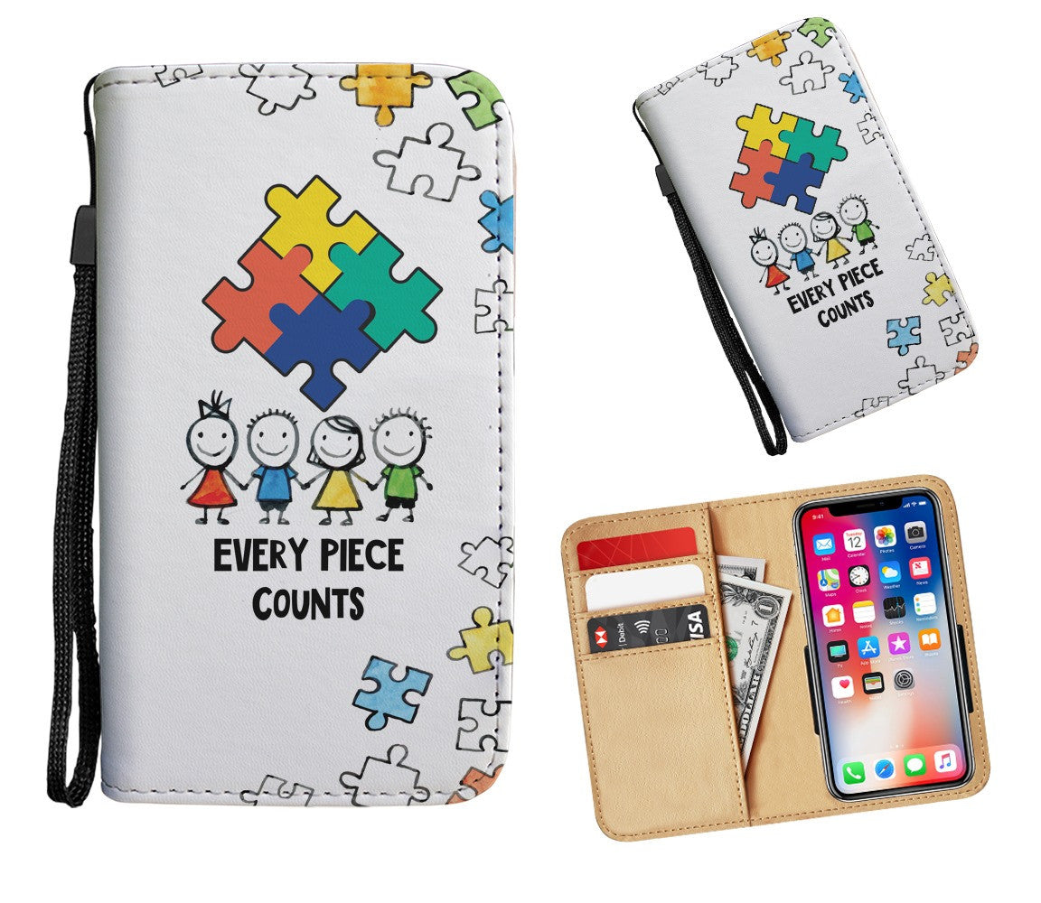 Autism Every Piece Counts Wallet Case