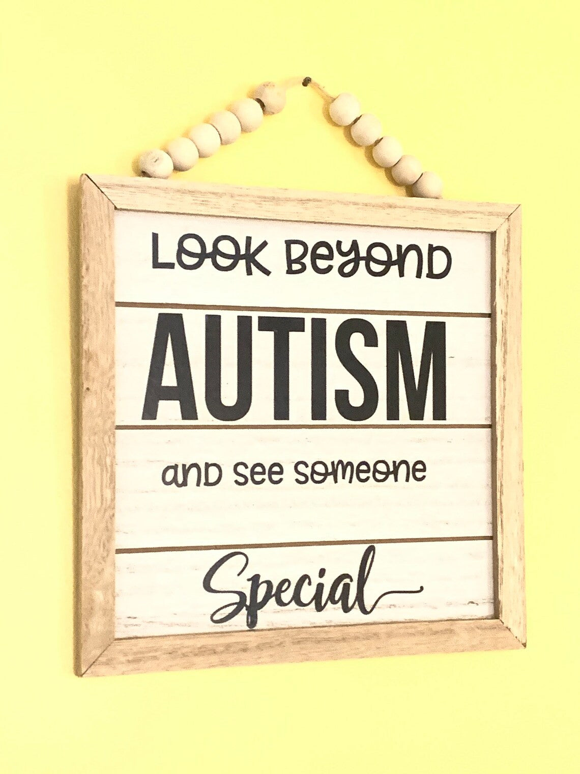 Autism Wall Sign, Home Wall Decor Sign, Wood Signs, Wall Art, Farmhouse Wall Decor, Signs For Home Decor, Autism Gift, Autism Mom