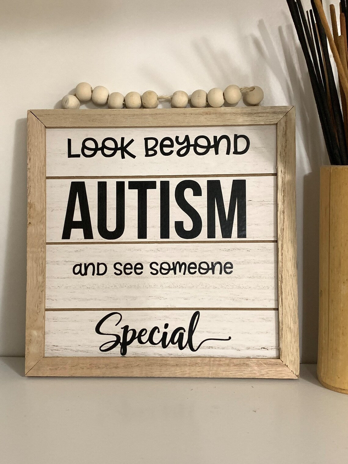 Autism Wall Sign, Home Wall Decor Sign, Wood Signs, Wall Art, Farmhouse Wall Decor, Signs For Home Decor, Autism Gift, Autism Mom