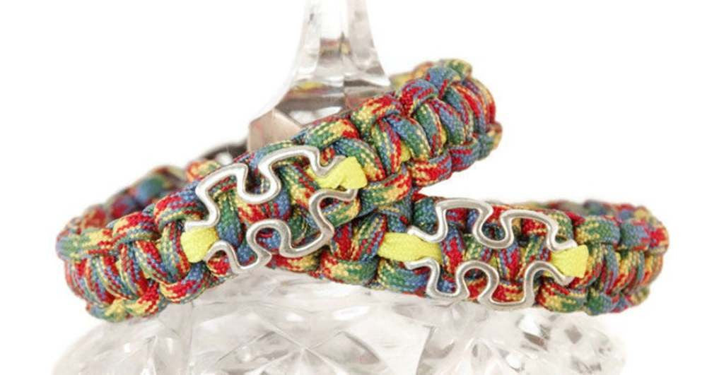 Autism Awareness Puzzle Piece Bracelet