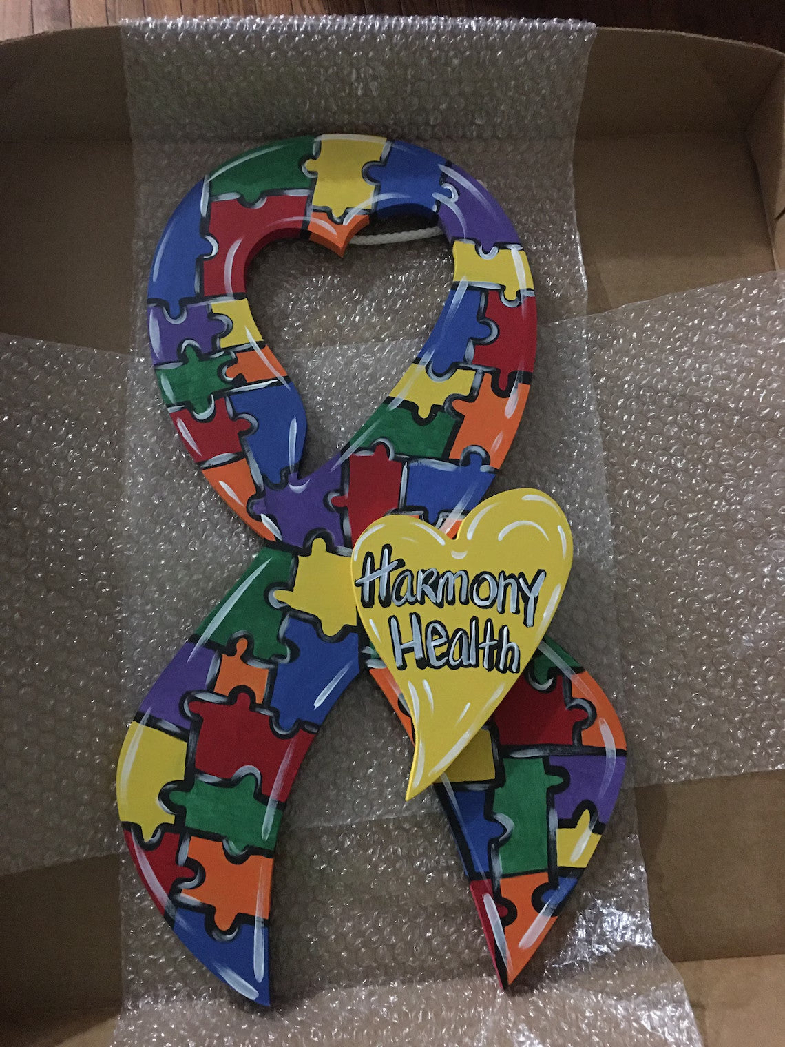 Personalized  Autism Sign, Door Hanger, Wall Decor, Personalized Gifts, Wreath, Welcome Sign, Puzzles