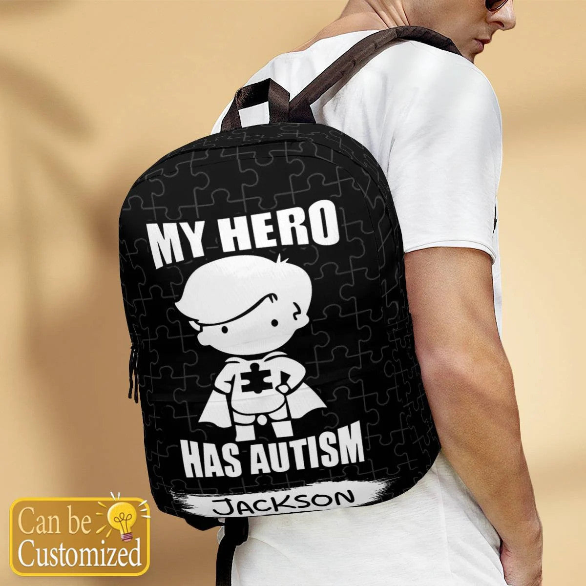 My Hero Has Autism Autism Backpack