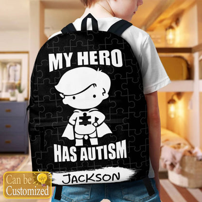 My Hero Has Autism Autism Backpack