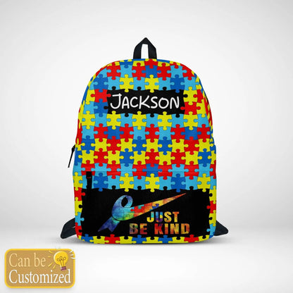 Personalized Autism Backpack : Just Be Kind