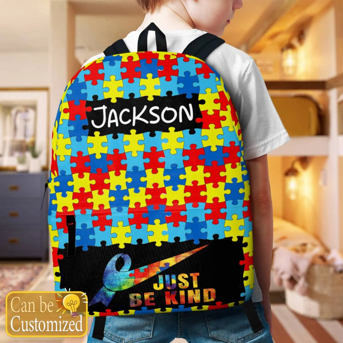 Personalized Autism Backpack : Just Be Kind