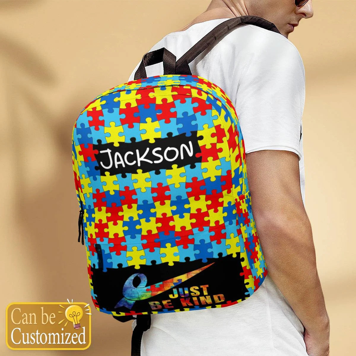 Personalized Autism Backpack : Just Be Kind