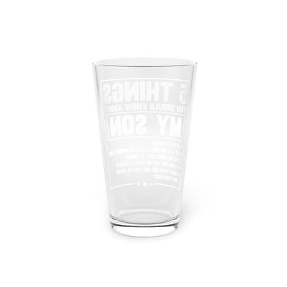 Beer Glass Pint 16oz Hilarious Autism Awareness Disorders Sympathy Motivational Hilarous