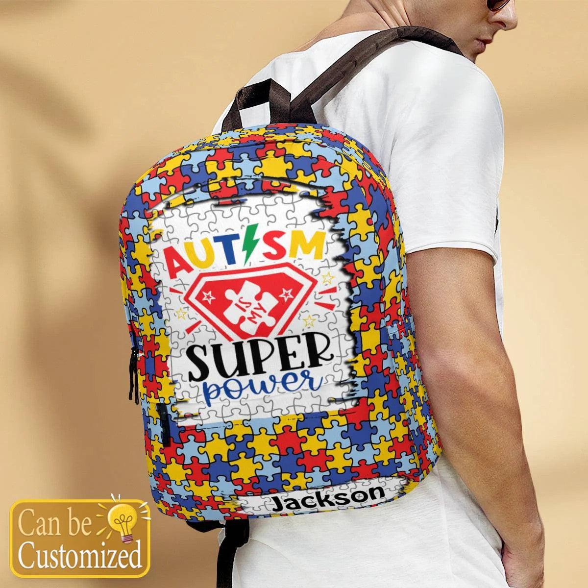 Personalized Autism Backpack : Autism Is My Super Power