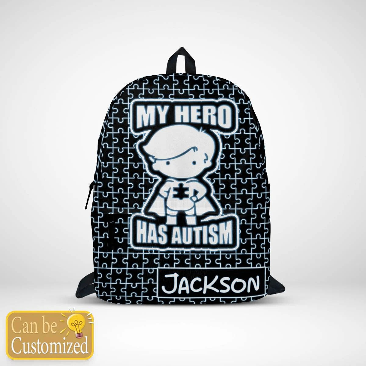 Personalized Autism Backpack : My Hero Has Autism