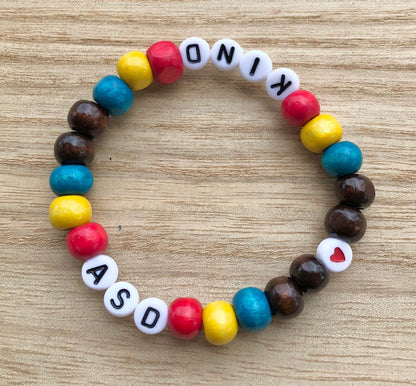 Autism awareness bracelet kids, Autism bracelet, Autism spectrum disorder bracelet, Autism mom gift, support autism jewelry kids adults