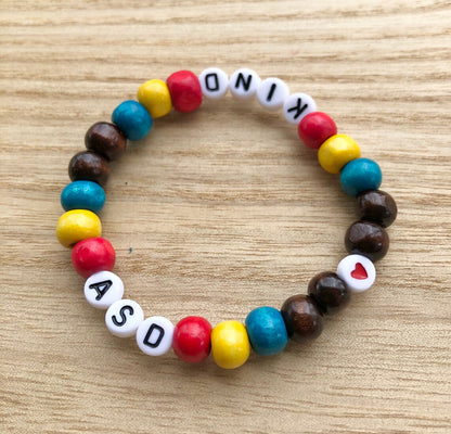 Autism awareness bracelet kids, Autism bracelet, Autism spectrum disorder bracelet, Autism mom gift, support autism jewelry kids adults